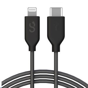 Black Type C to Lightning Cable - MFI Certified - 6 FT